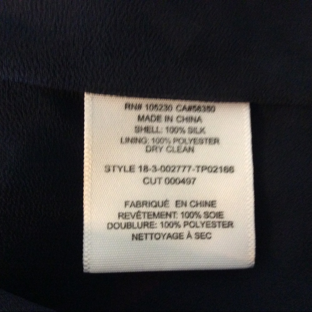 Joie Silk Geometric Print Top Medium - Picture 9 of 9